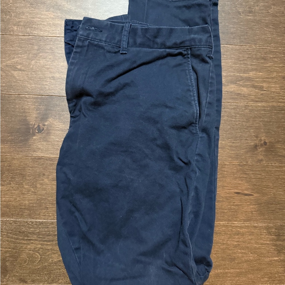 J. Crew Men's Dark Blue Chinos